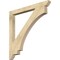 Ekena Millwork Imperial Slat Rough Sawn Bracket, Douglas Fir, 4"W x 46"D x 46"H BKT04X46X46IMP06RDF - alternate 1